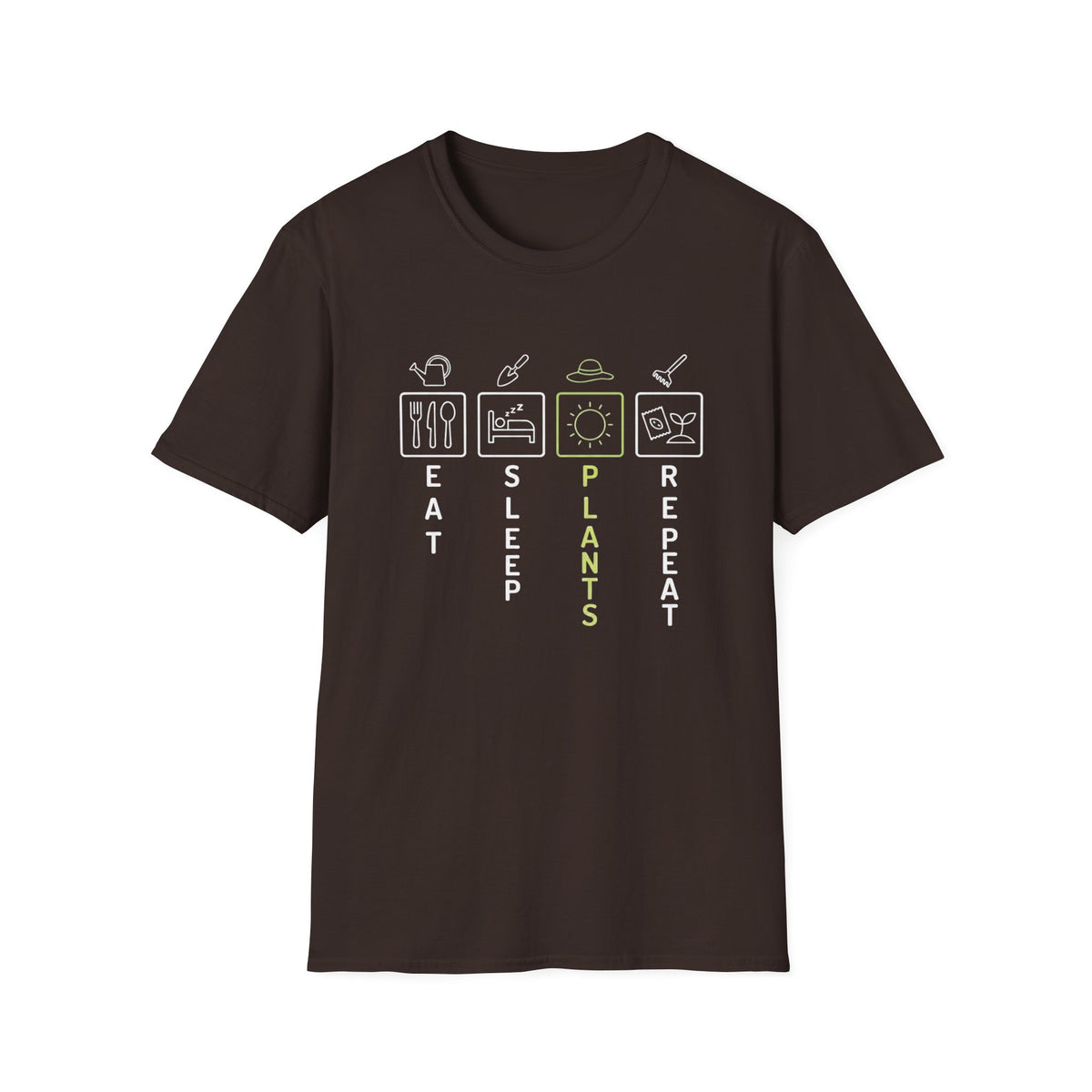 Eat Sleep Plants Repeat T-Shirt