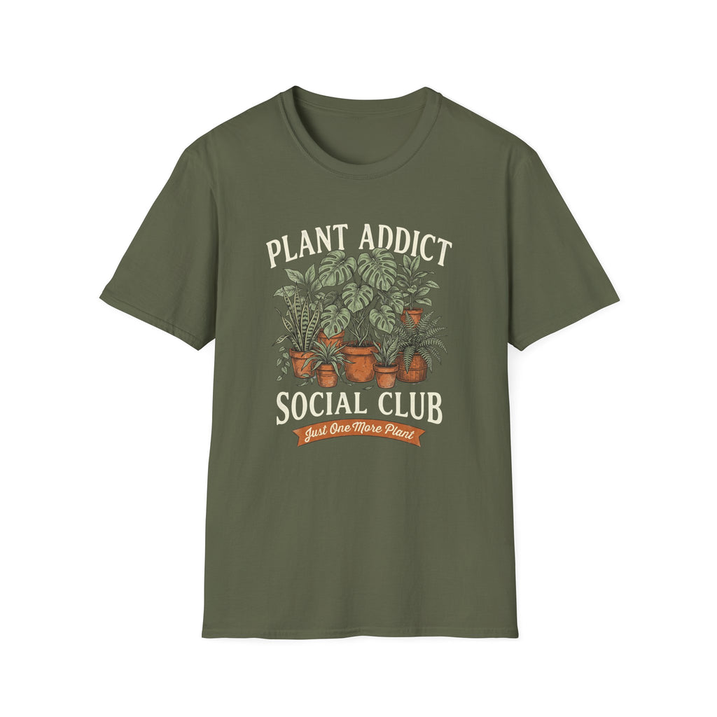 Vintage Potted Plants Graphic T-Shirt