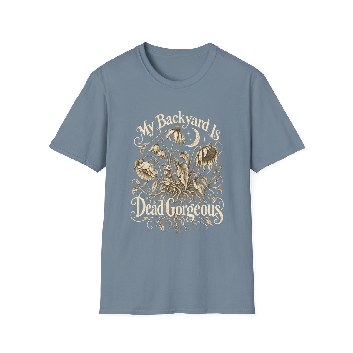 Gothic Floral Garden T-Shirt