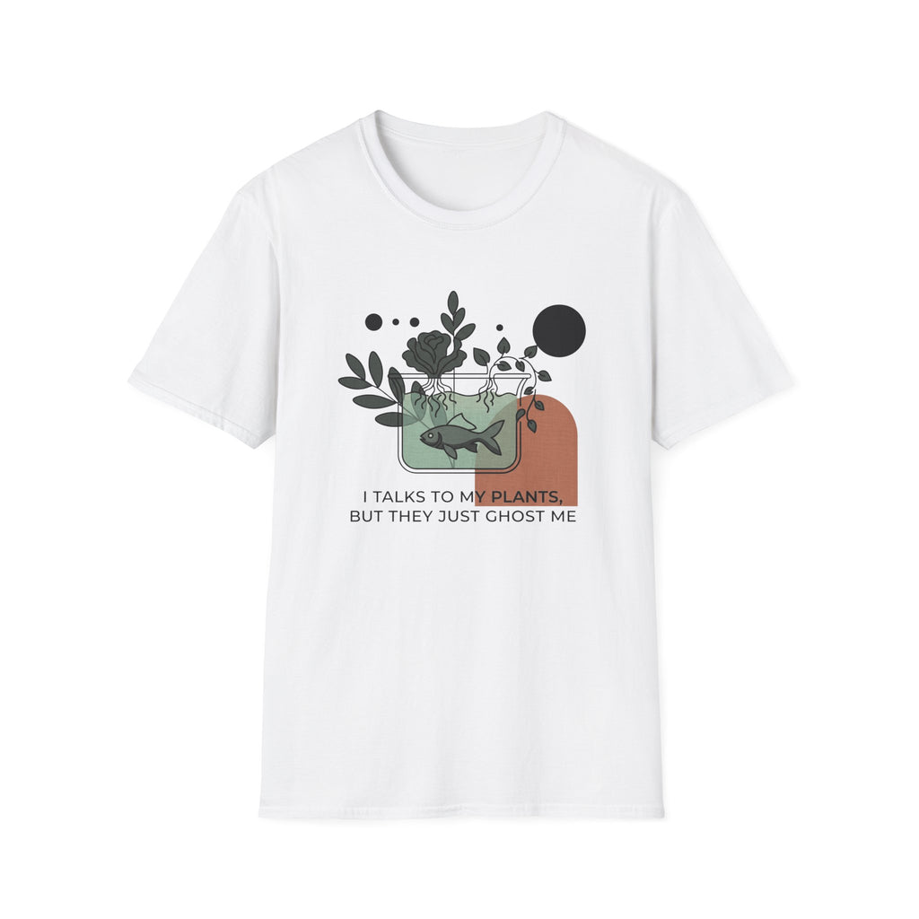 Plant & Fish Graphic T-Shirt
