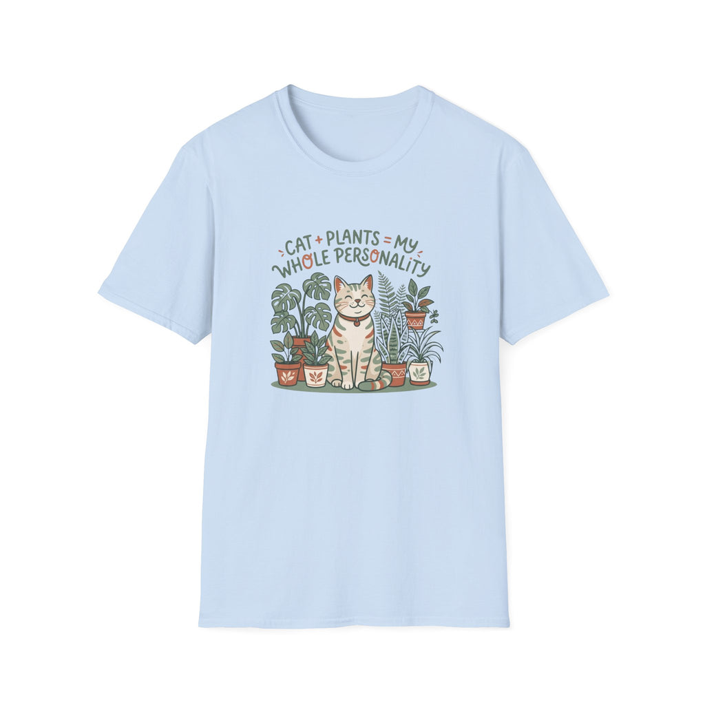 Cat + Plants T‑Shirt