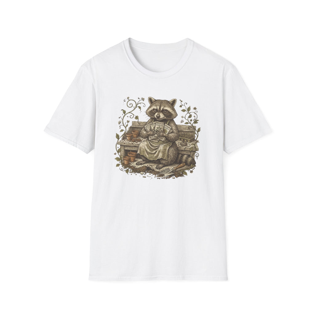 Raccoon Gardening T-Shirt