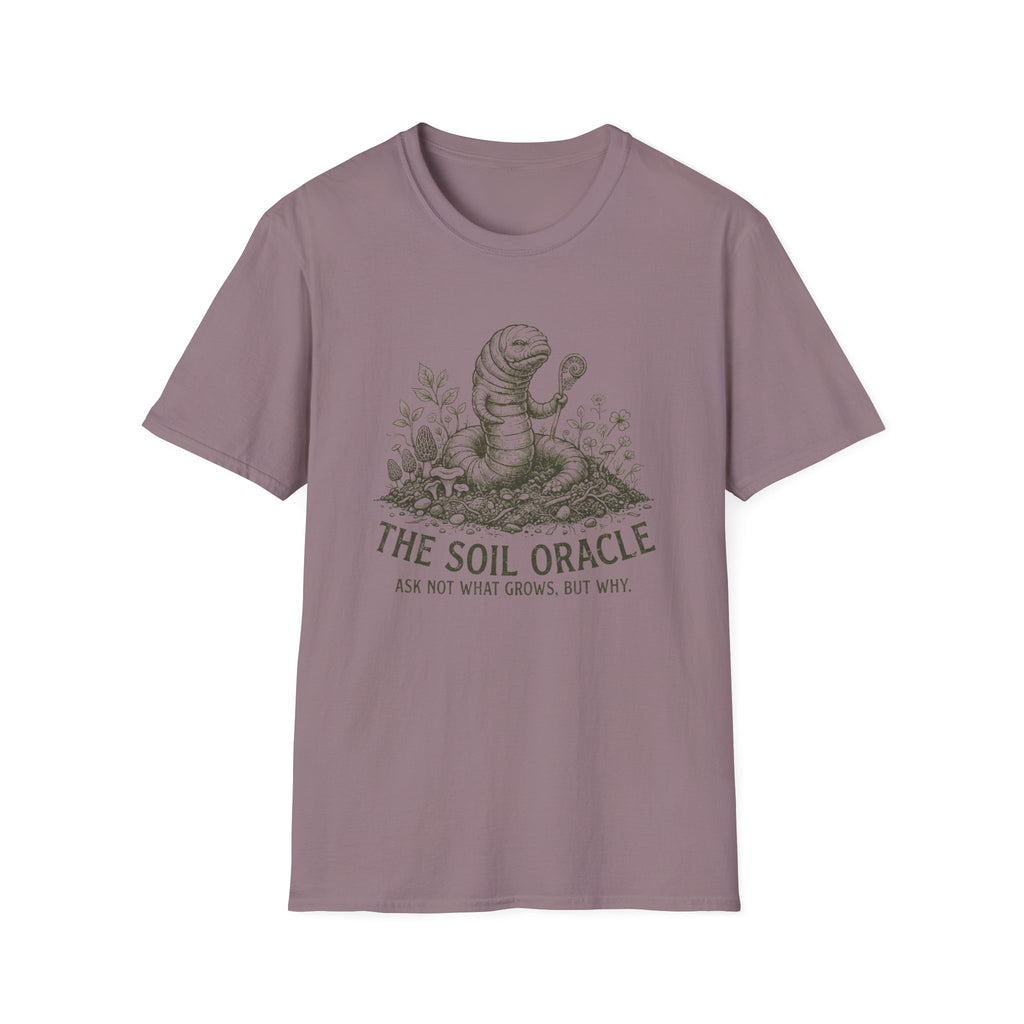 The Soil Oracle Worm Illustration T-Shirt