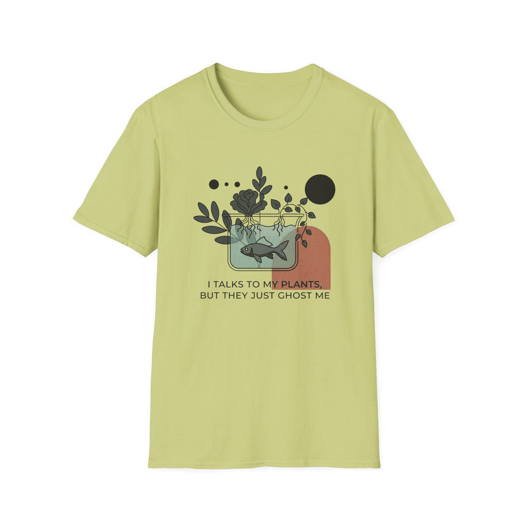 Plant & Fish Graphic T-Shirt