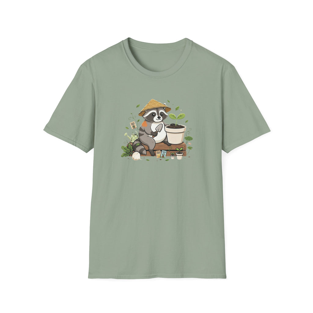 Raccoon Gardener T-Shirt