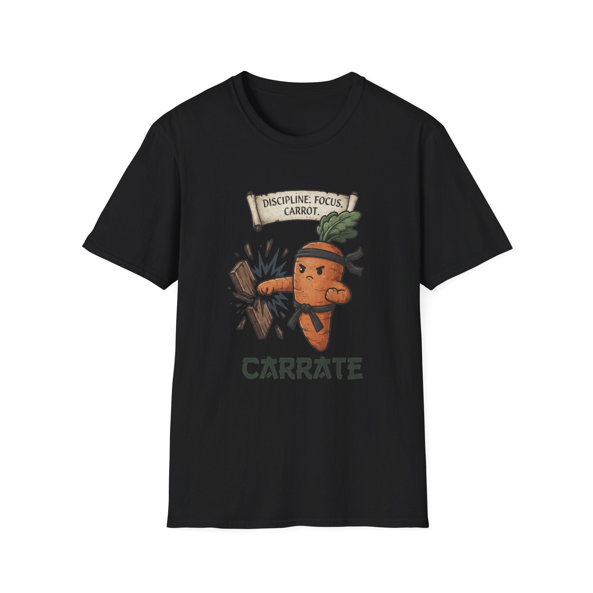 "Discipline. Focus. Carrot." Carrrate T-Shirt
