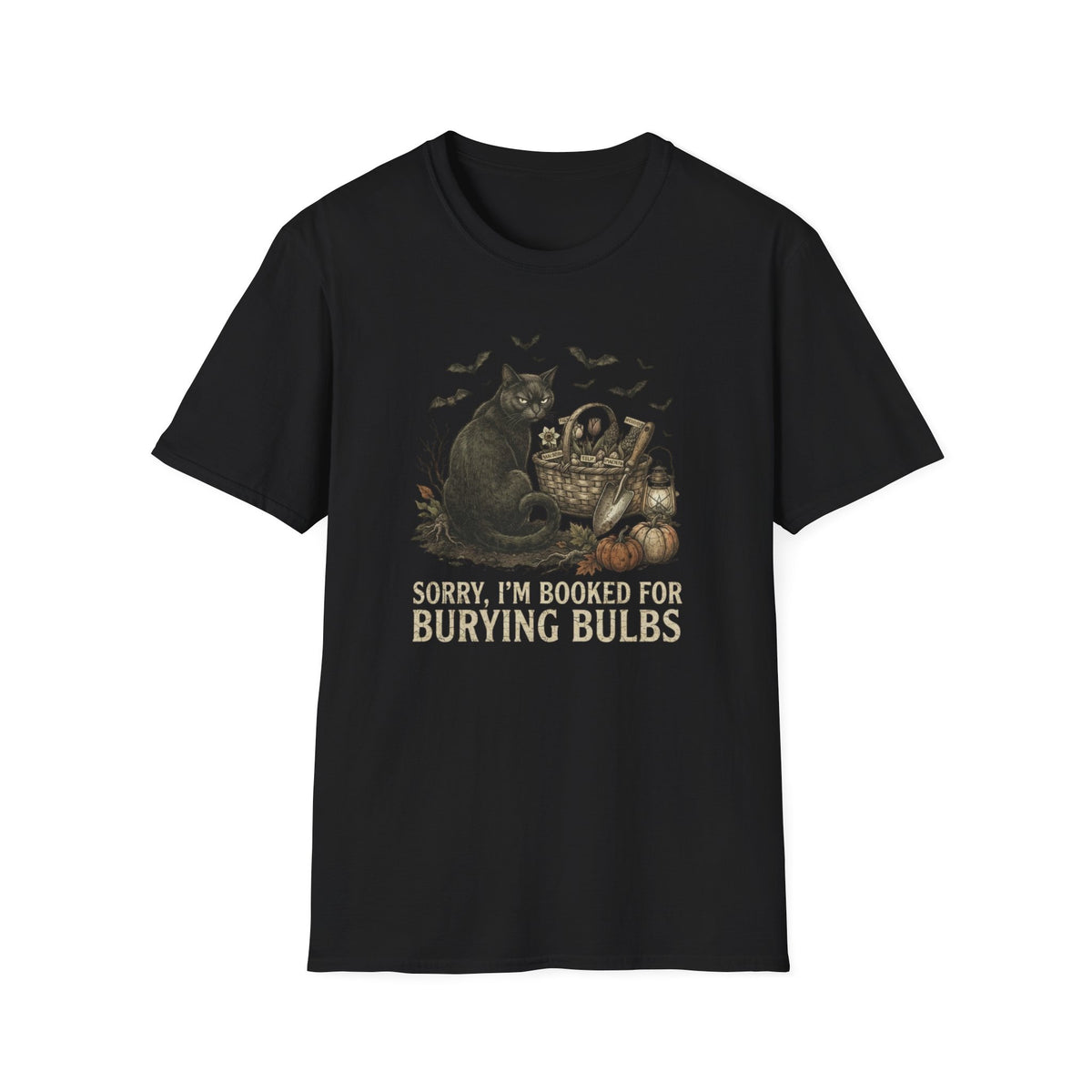 Black Cat Halloween T-Shirt