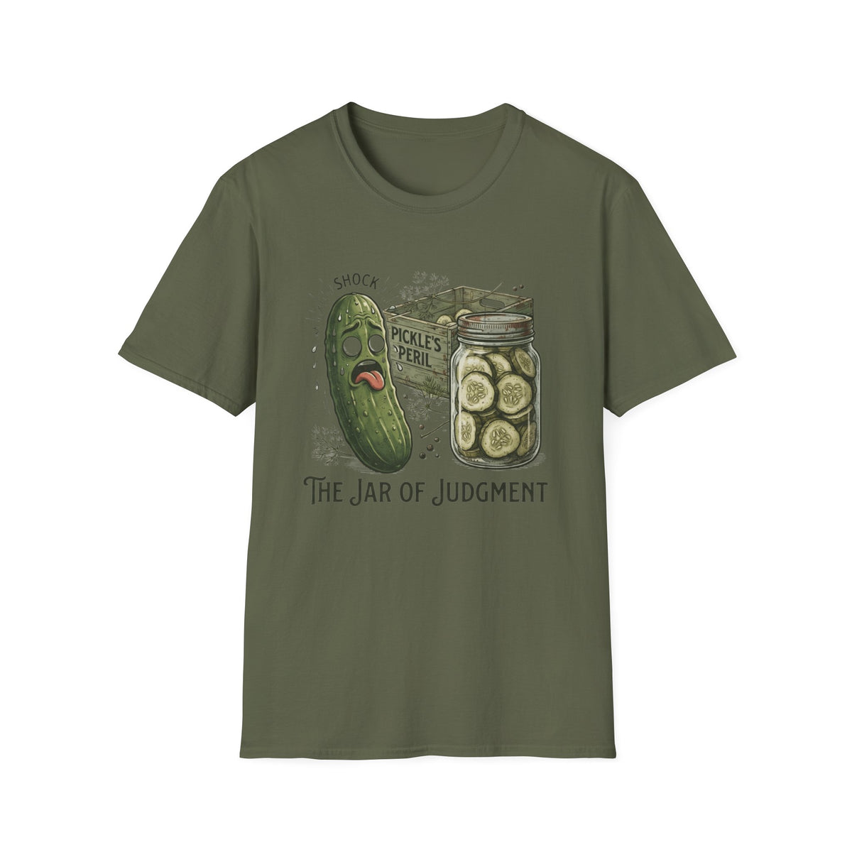 Jar of Judgment Pickle Tee