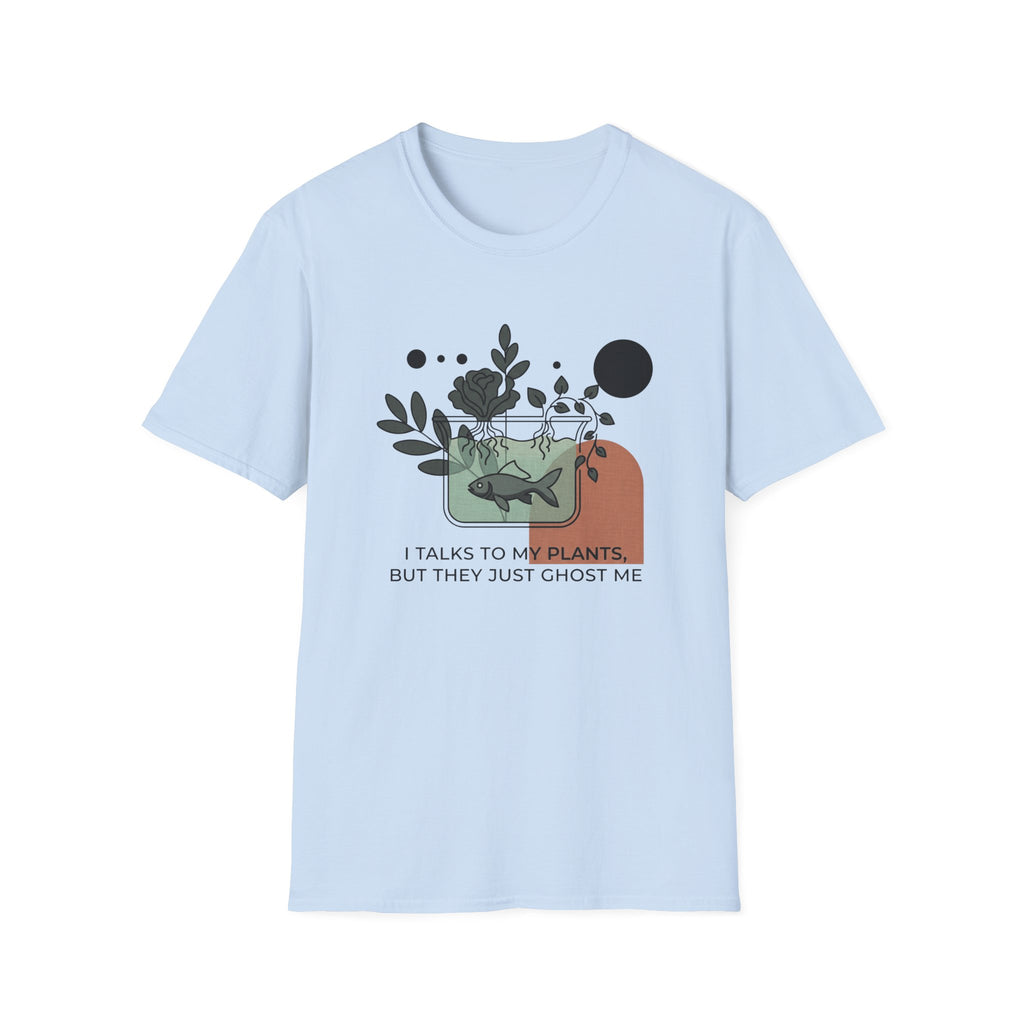 Plant & Fish Graphic T-Shirt