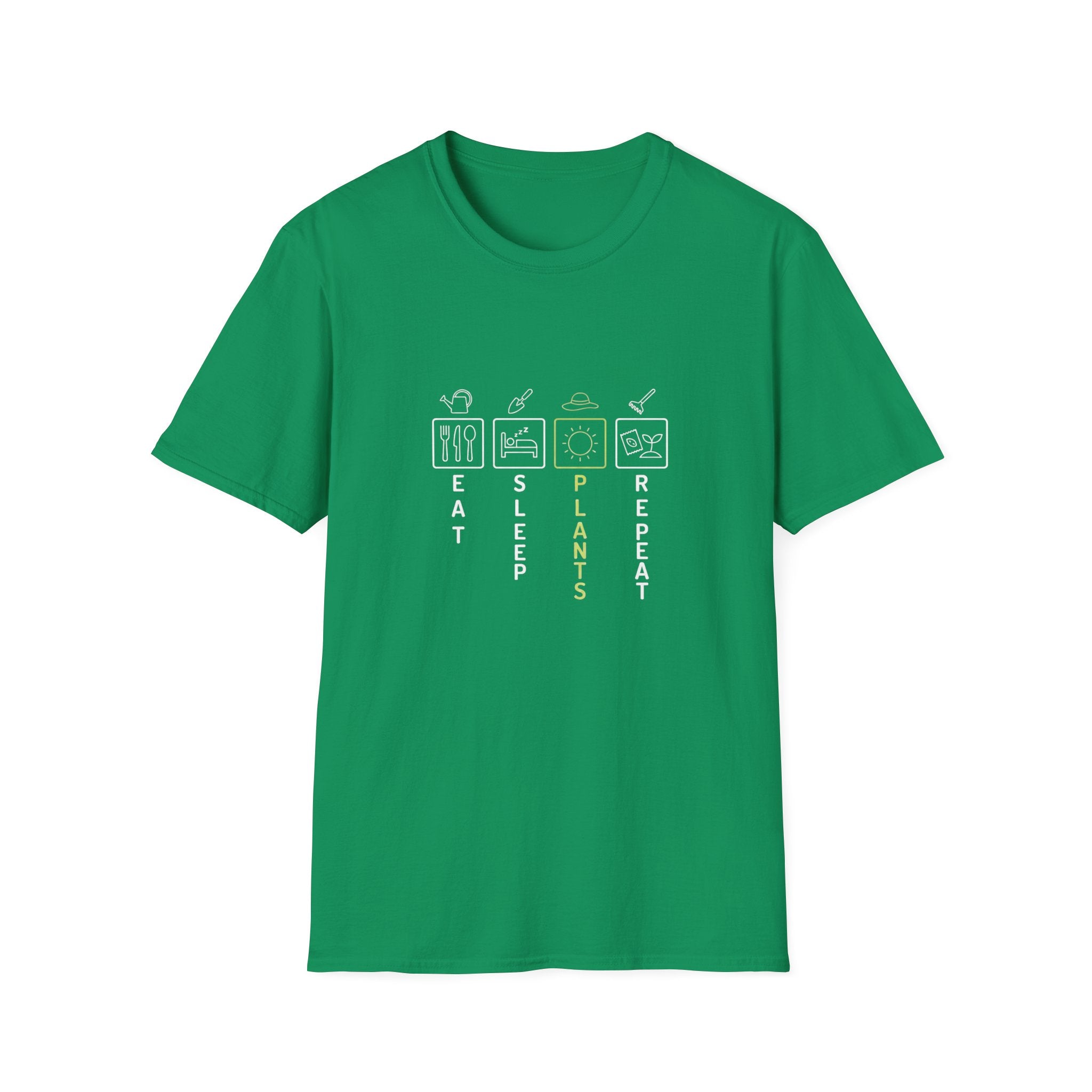Eat Sleep Plants Repeat Graphic T-Shirt