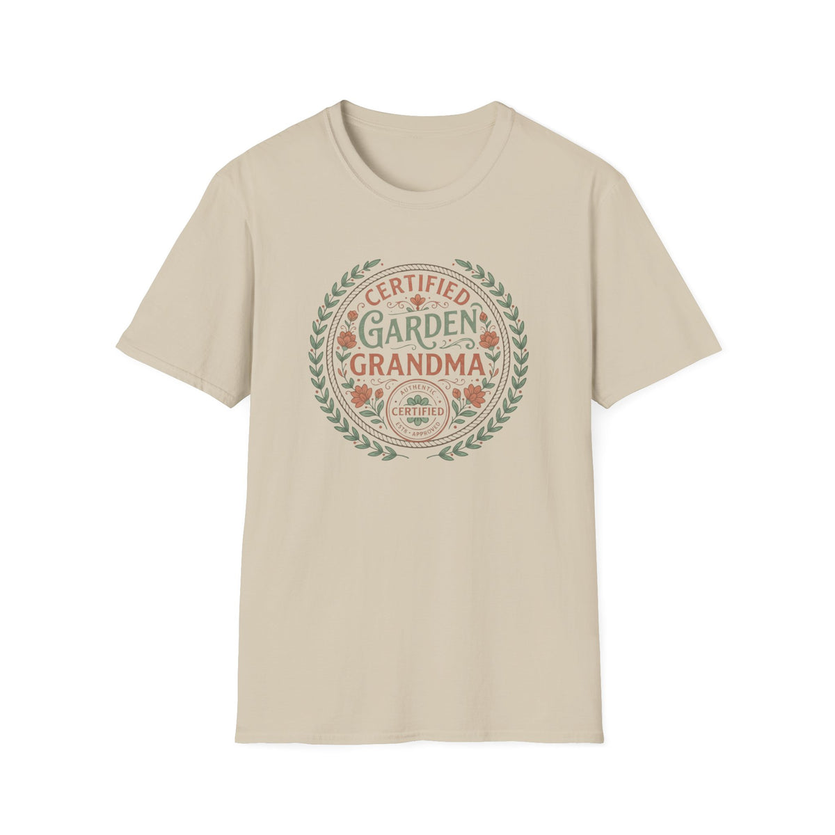 Floral T-Shirt for Grandmothers