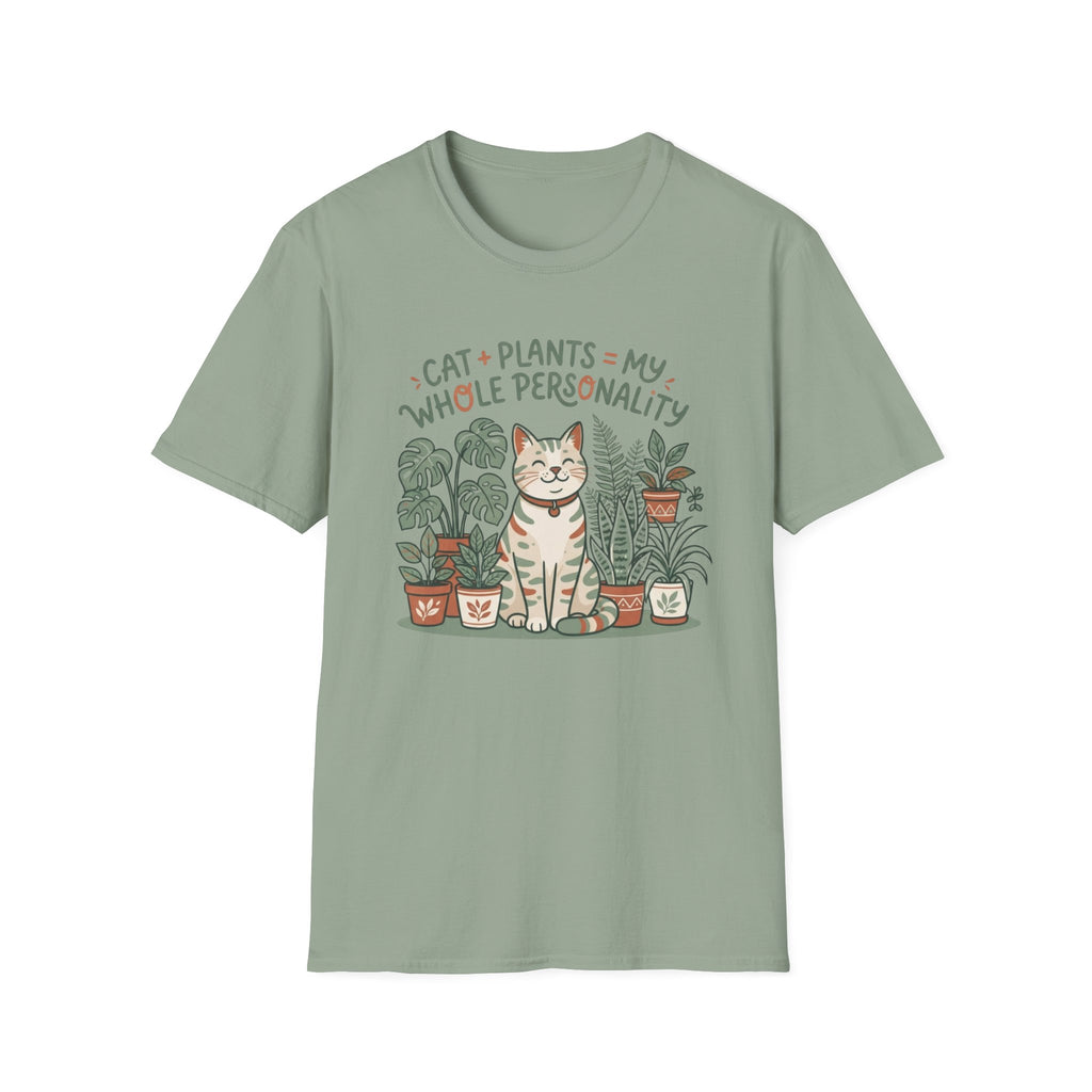 Cat + Plants T‑Shirt