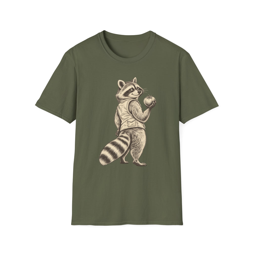 Raccoon Holding Tomato T-Shirt
