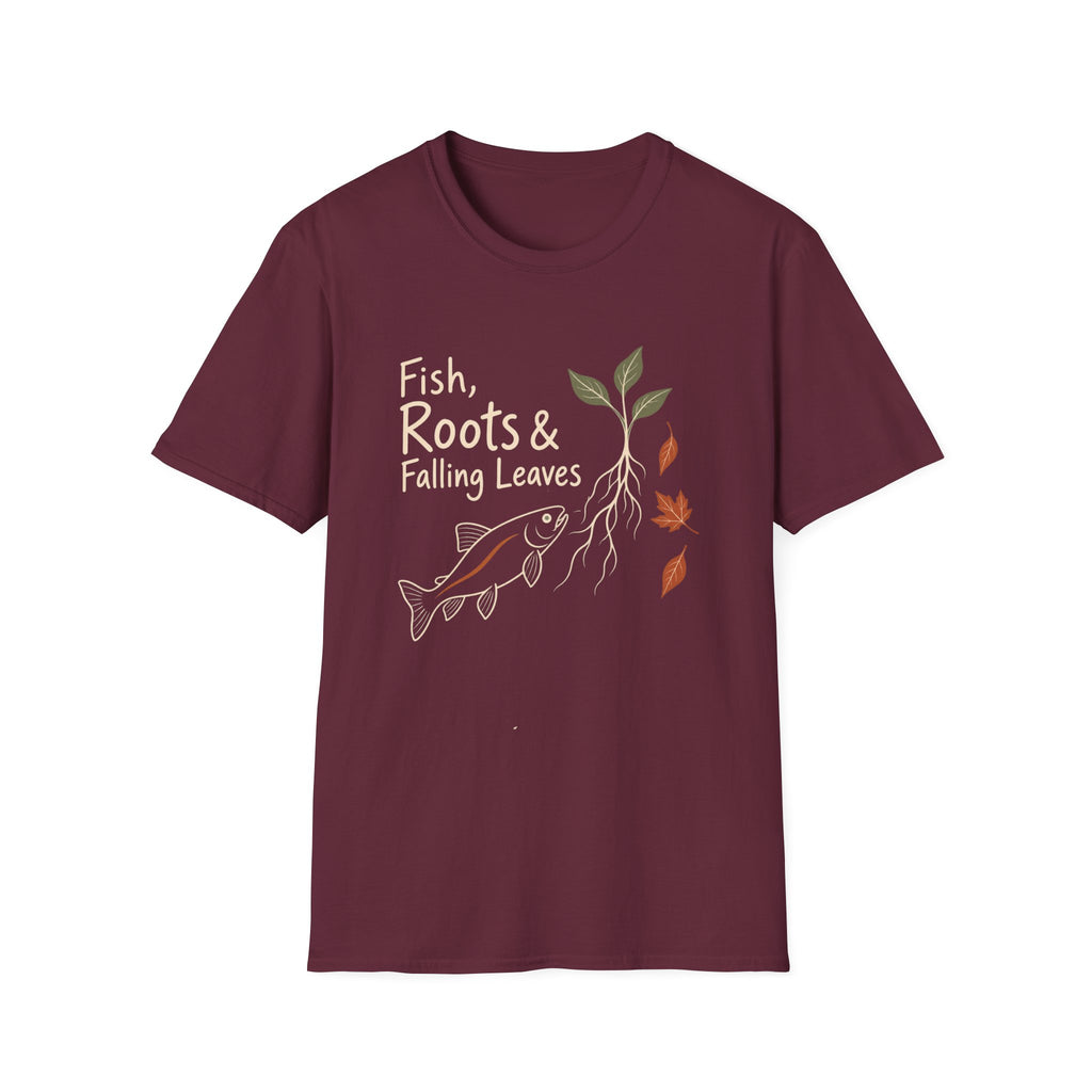 Fish, Roots & Falling Leaves T-Shirt