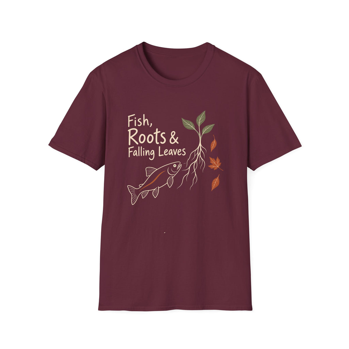 Fish, Roots & Falling Leaves T-Shirt