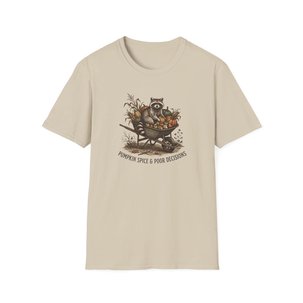 Raccoon Wheelbarrow T-Shirt