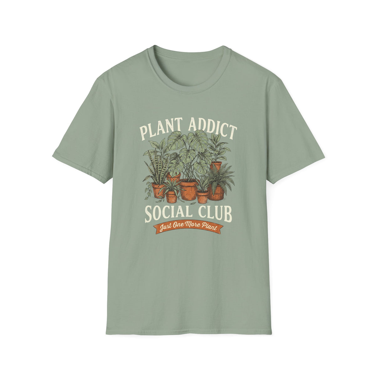 Vintage Potted Plants Graphic T-Shirt