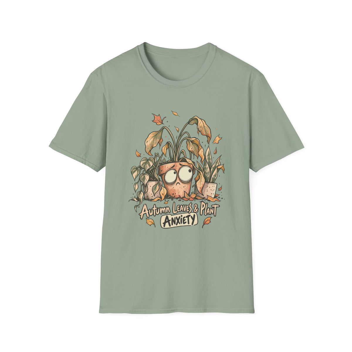 Autumn Leaves & Plant Anxiety T-Shirt
