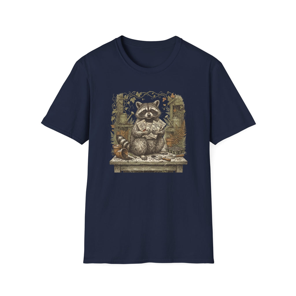 Raccoon Gardening T-Shirt
