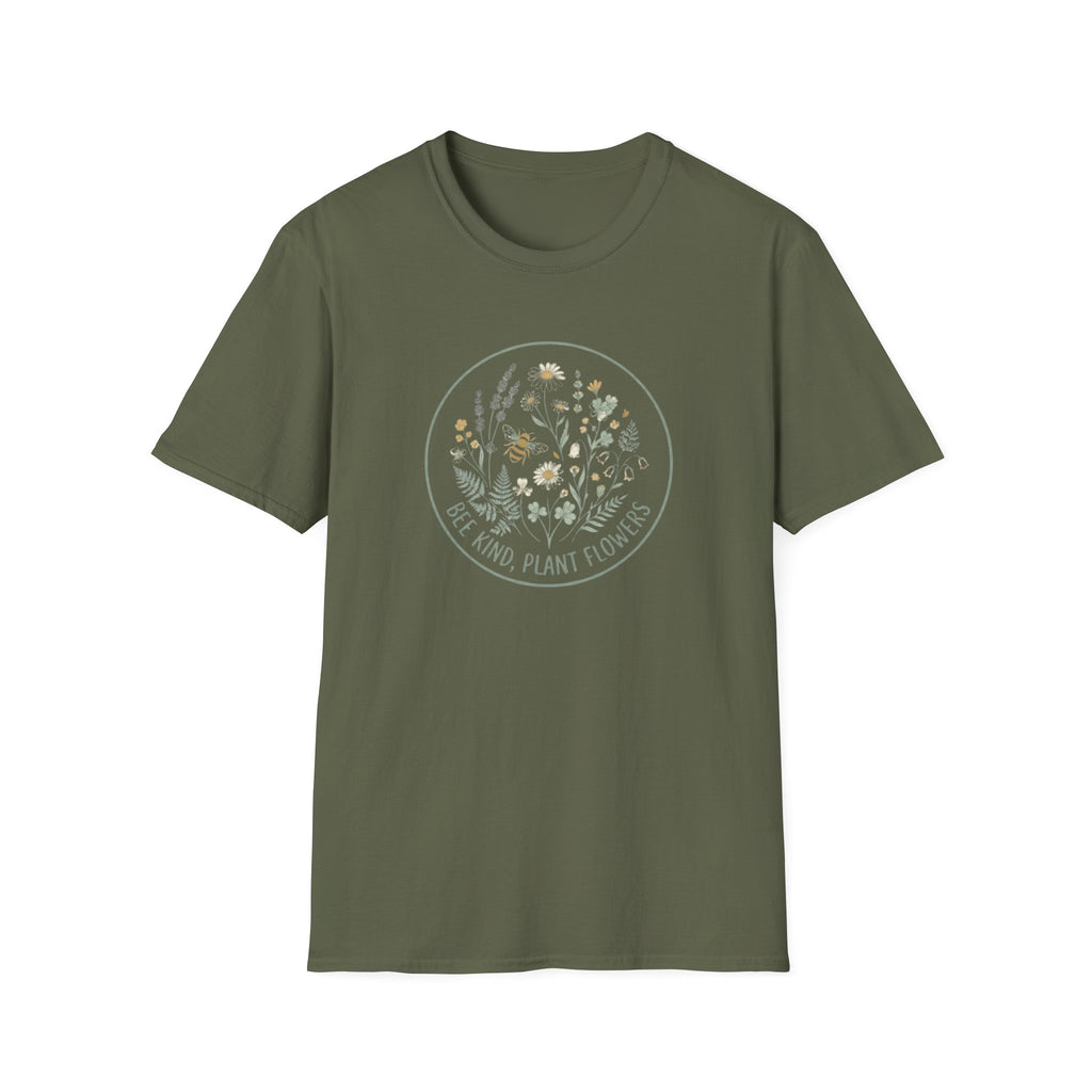 Floral Bee Garden T-Shirt