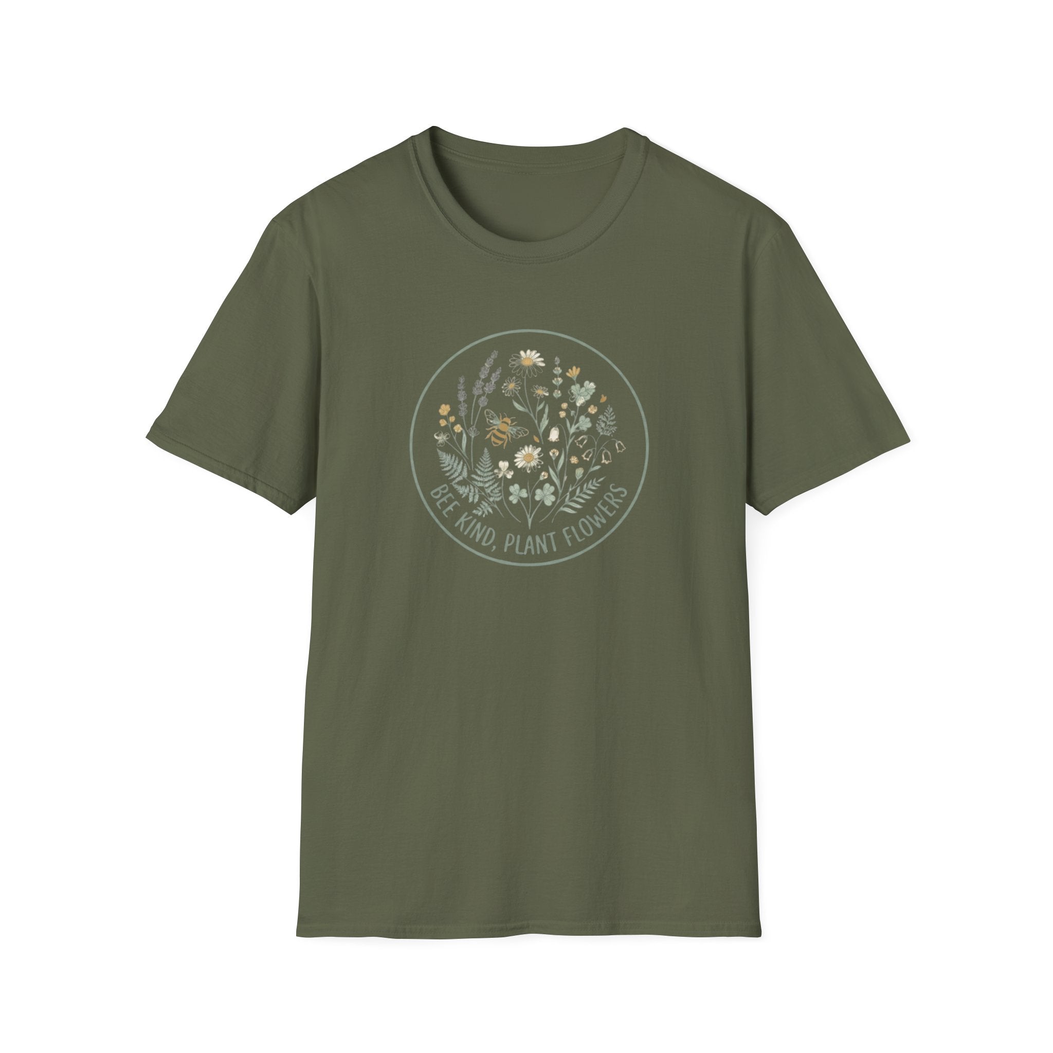 Floral Bee Garden T-Shirt