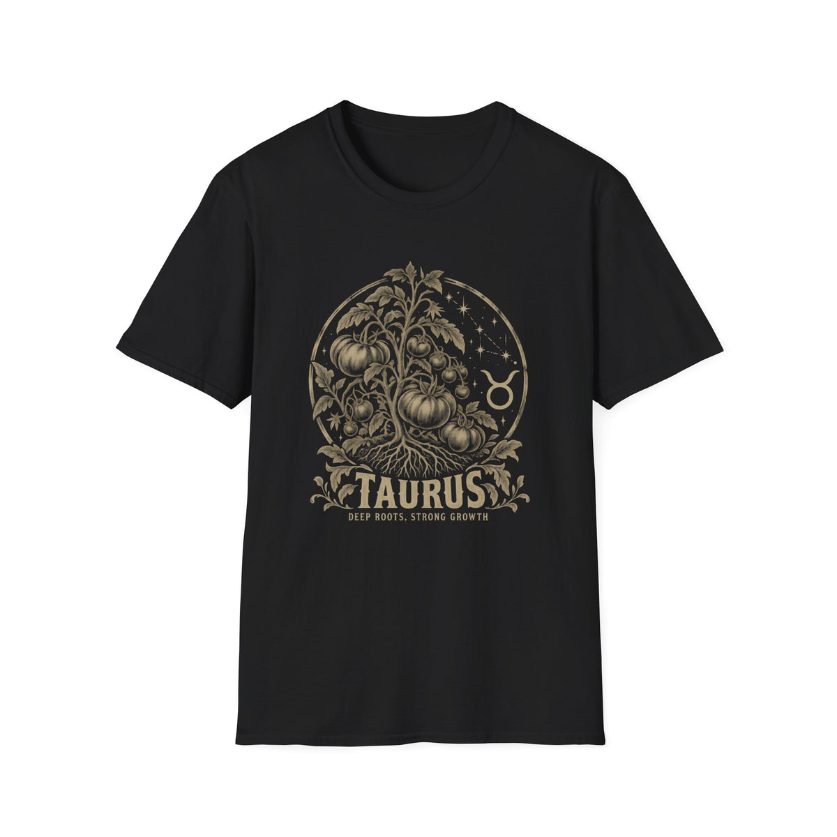 Taurus Zodiac Garden T-Shirt