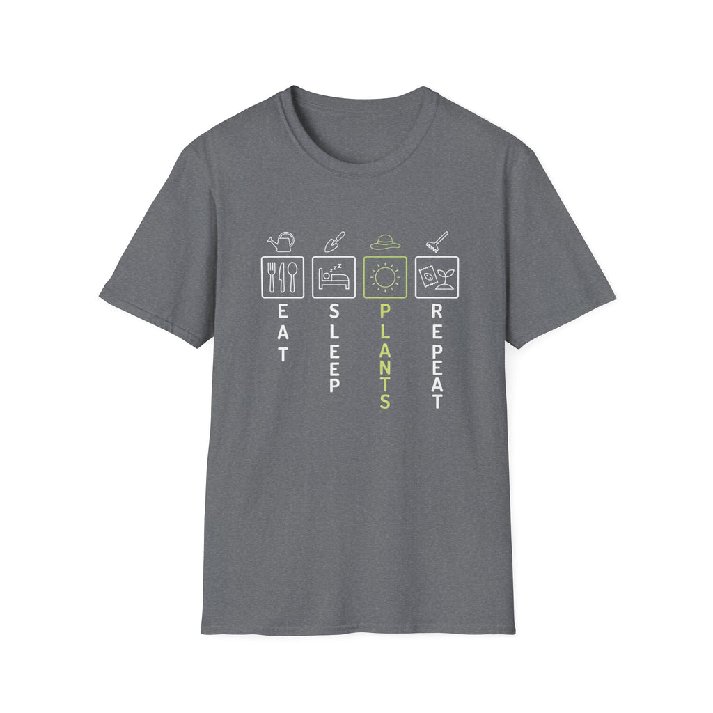 Eat Sleep Plants Repeat T-Shirt