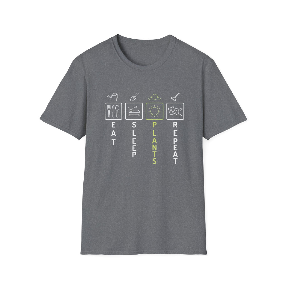 Eat Sleep Plants Repeat T-Shirt