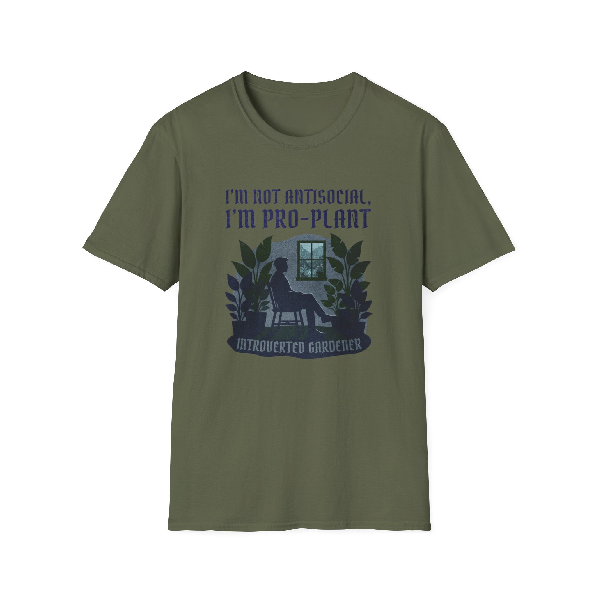 "I'm Not Antisocial, I'm Pro-Plant" T-Shirt