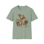 Dog in Sun Hat T‑Shirt