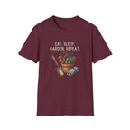 Eat. Sleep. Garden. Repeat. T-Shirt