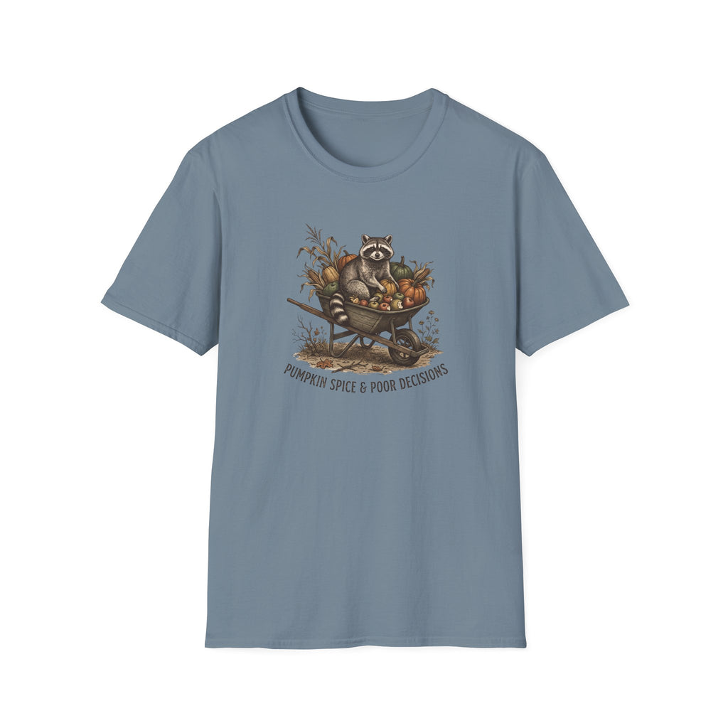 Raccoon Wheelbarrow T-Shirt