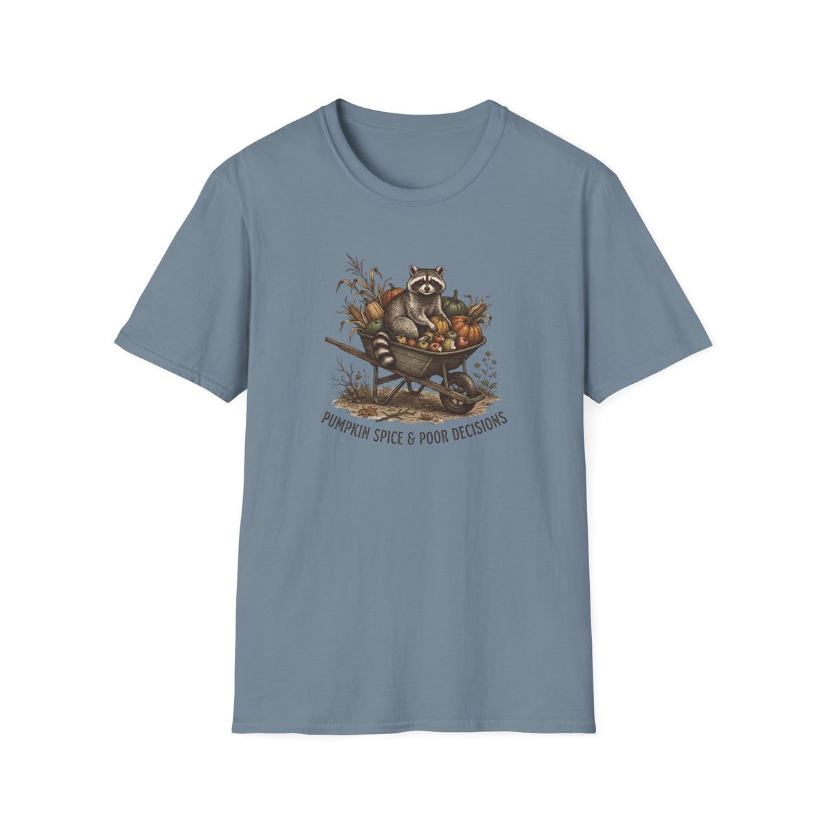 Raccoon Wheelbarrow T-Shirt