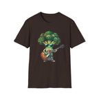 Cool Broccoli Playing Guitar Tee