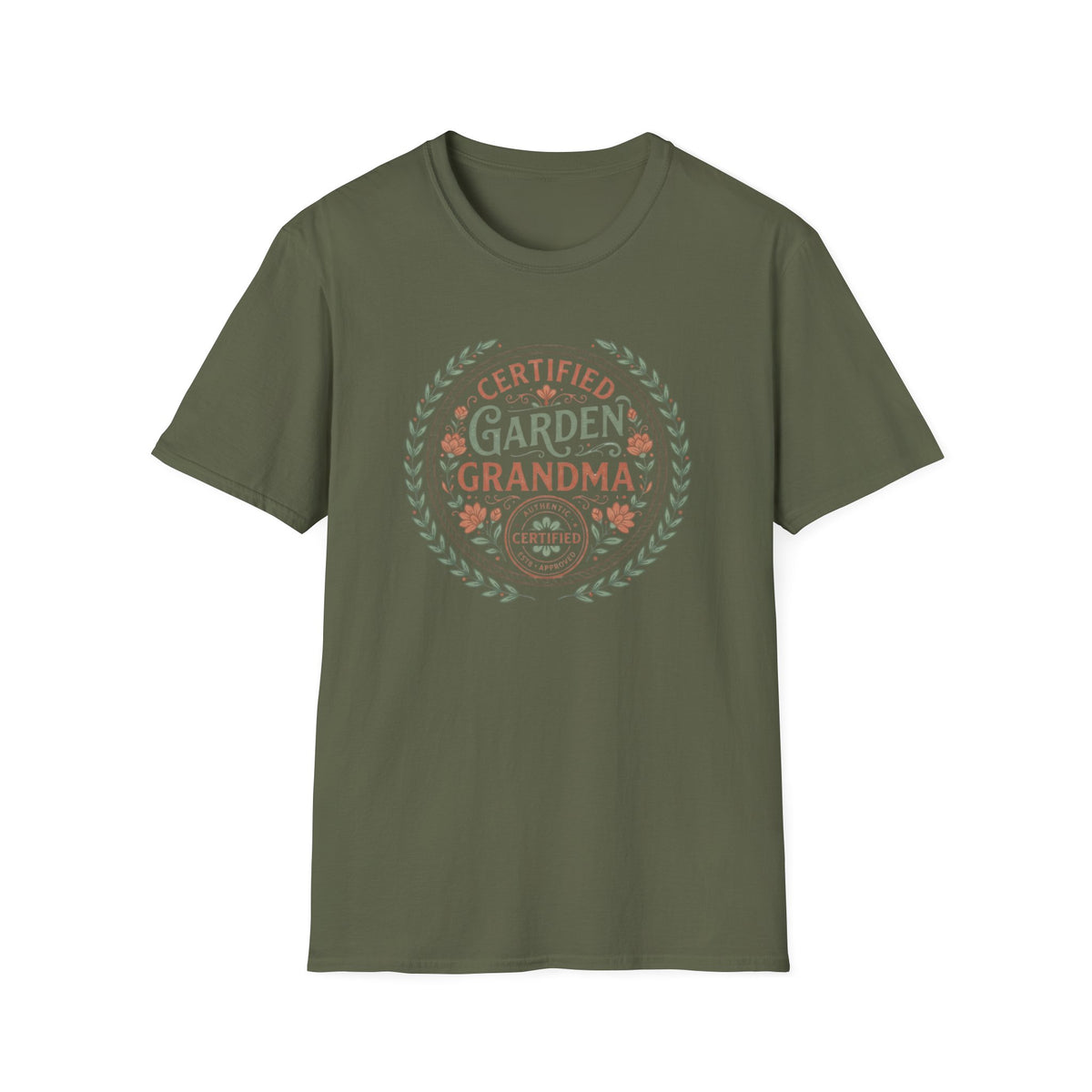 Floral T-Shirt for Grandmothers