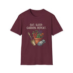 Eat. Sleep. Garden. Repeat. T-Shirt