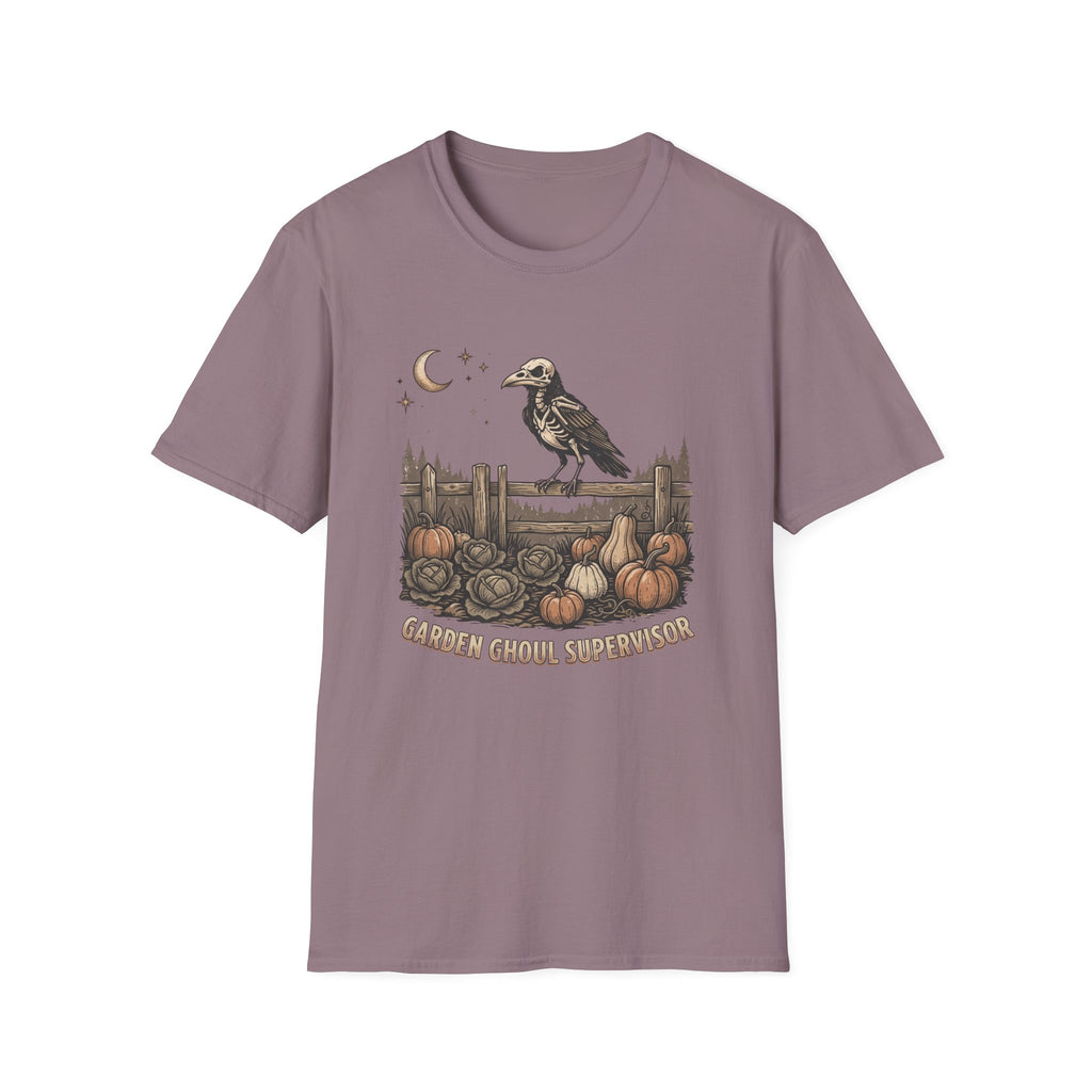 Crow Raven Pumpkin Patch T‑Shirt