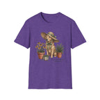 Golden Retriever with Plants Garden T-Shirt