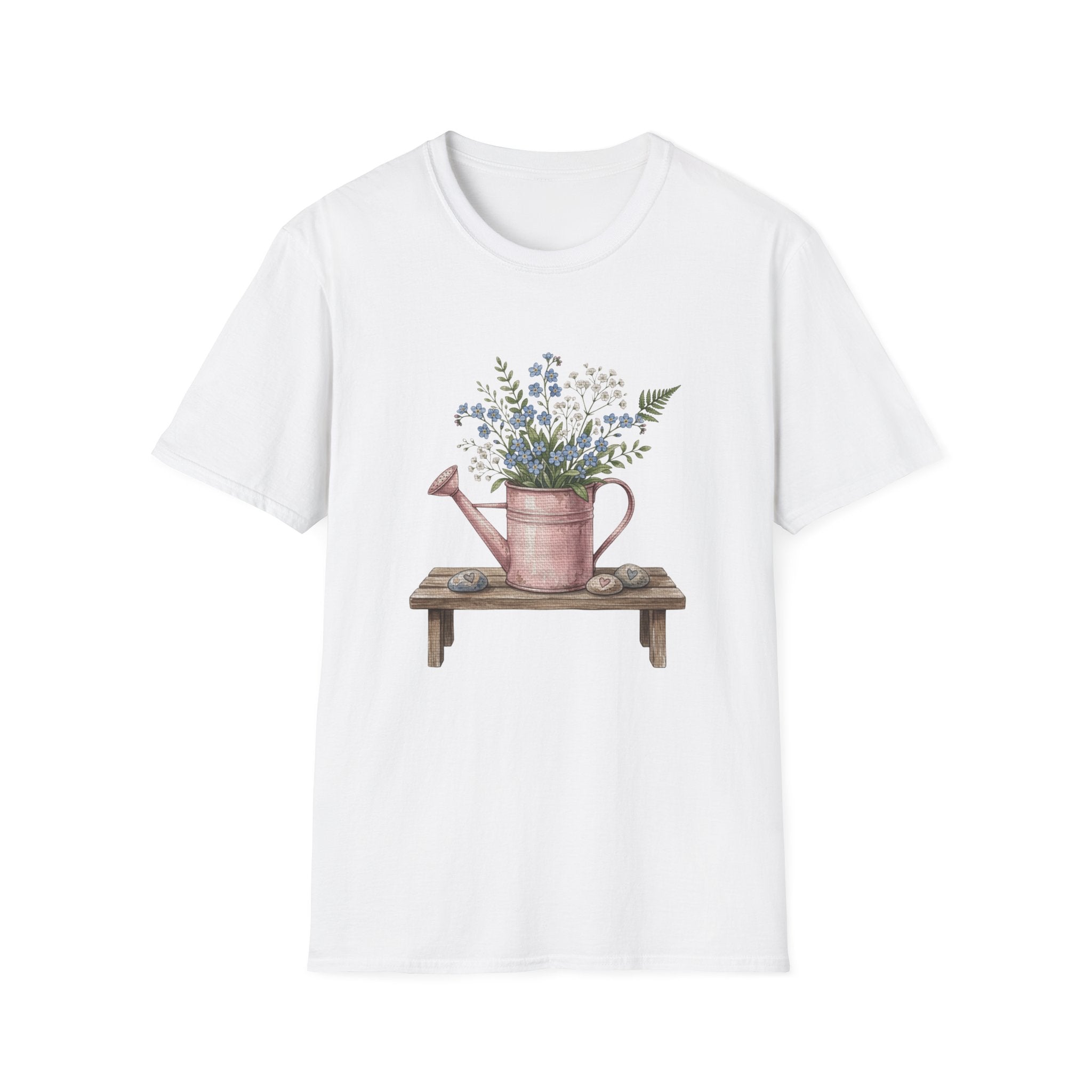 Floral Watering Can T-Shirt