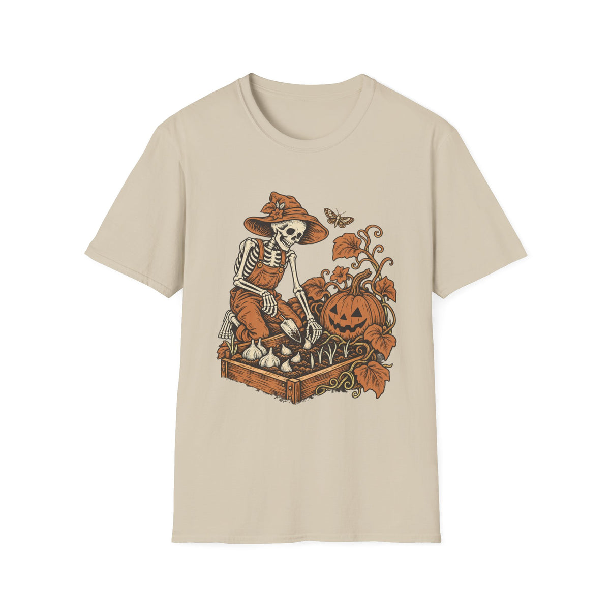 Skeleton Gardener Halloween T-Shirt