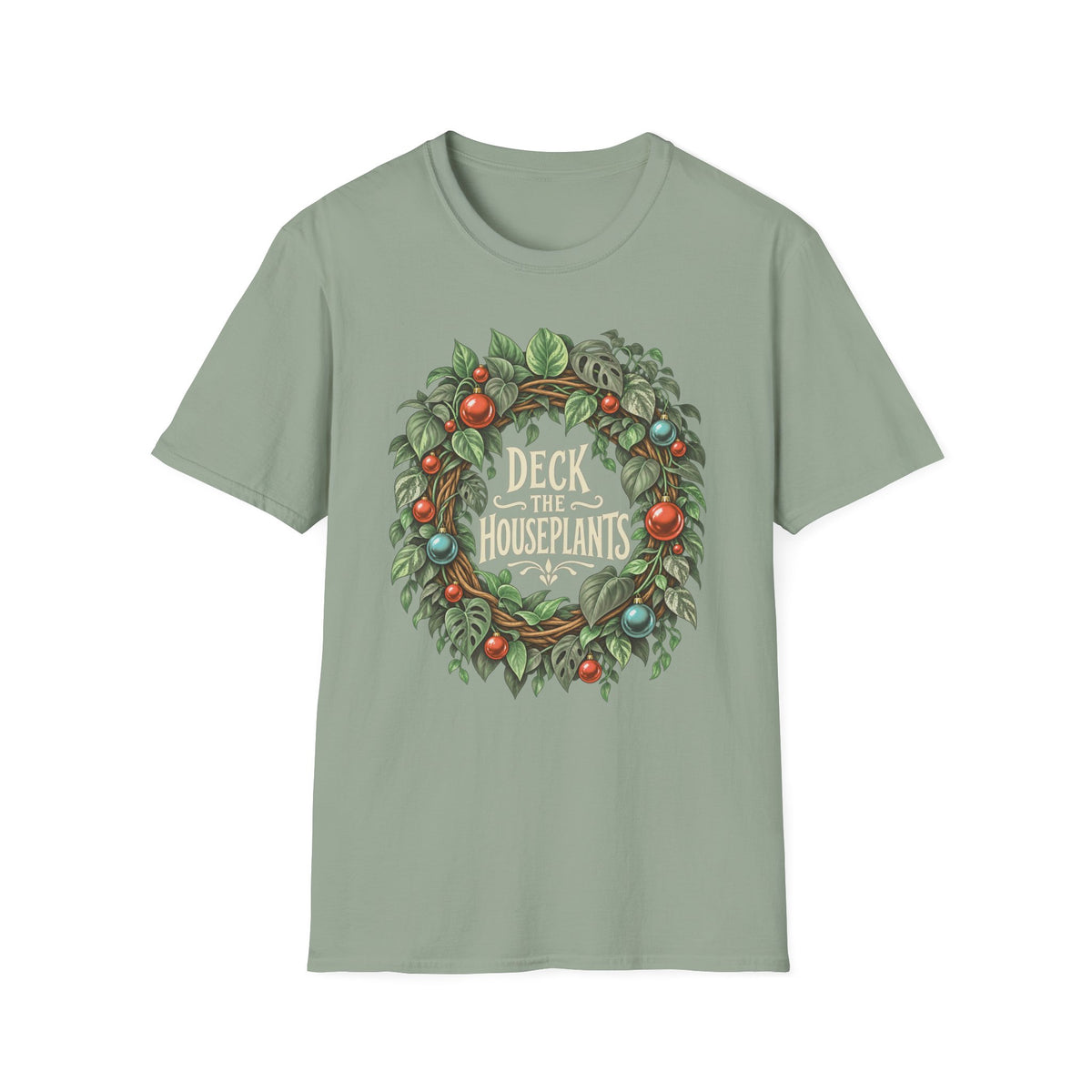 Deck the Houseplants Christmas Tee