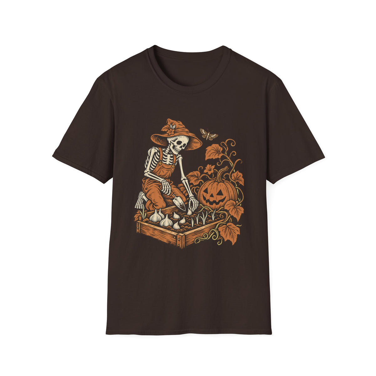 Skeleton Gardener Halloween T-Shirt