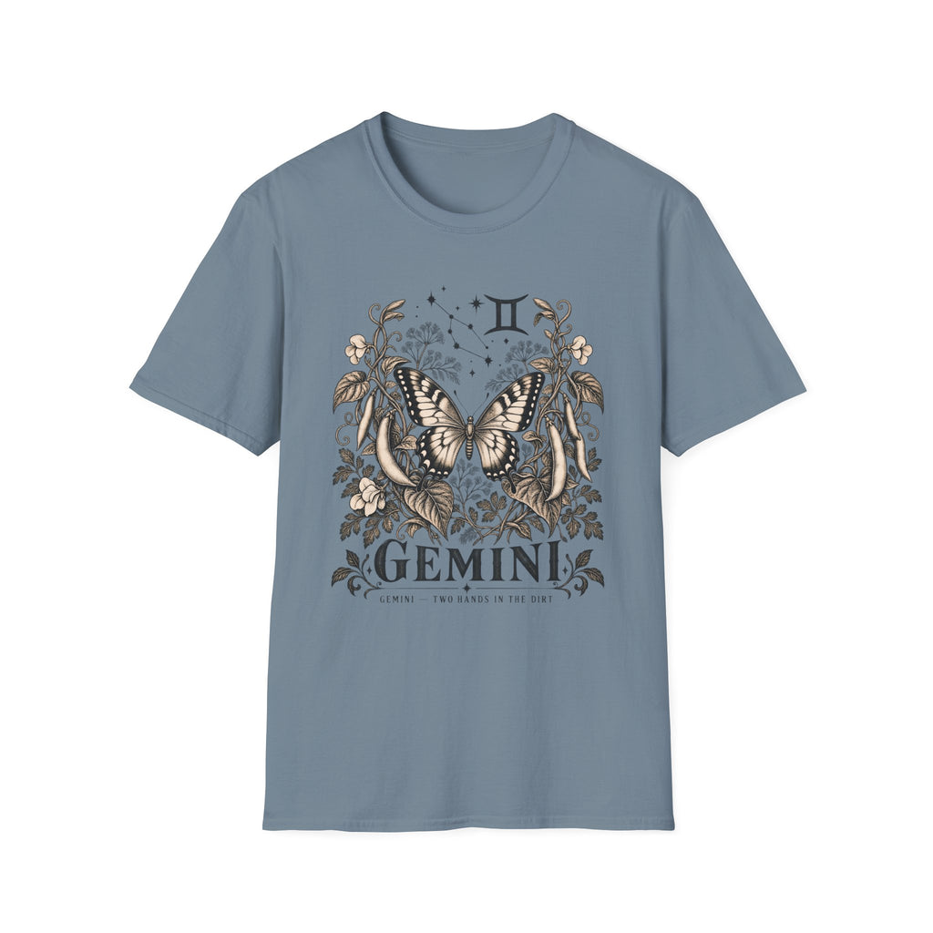 Gemini Zodiac Butterfly T-Shirt