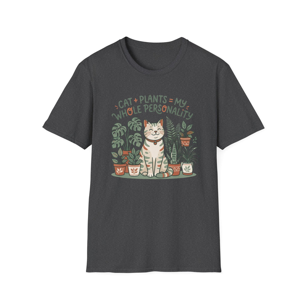 Cat + Plants T‑Shirt