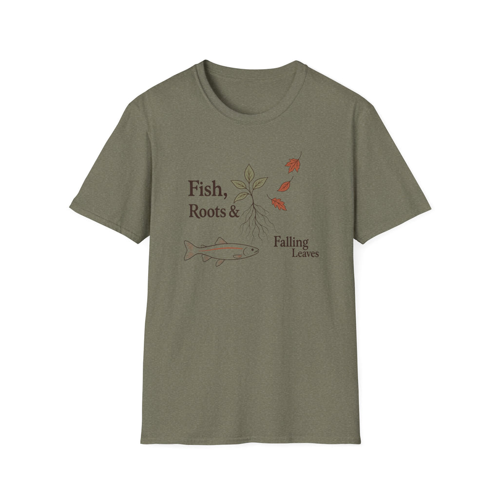 Fish, Roots & Falling Leaves T-Shirt