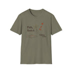Fish, Roots & Falling Leaves T-Shirt