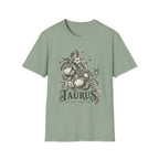 Taurus Zodiac Botanical T-Shirt