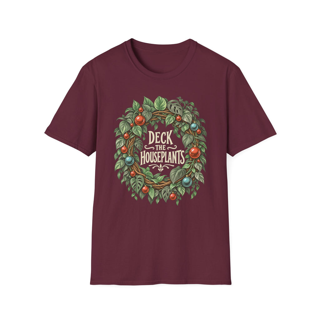 Deck the Houseplants Christmas Tee