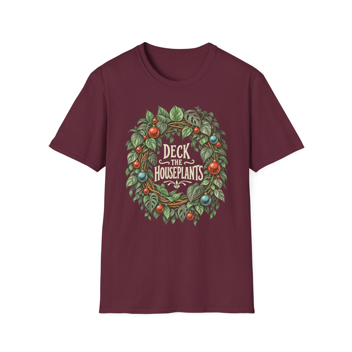 Deck the Houseplants Christmas Tee