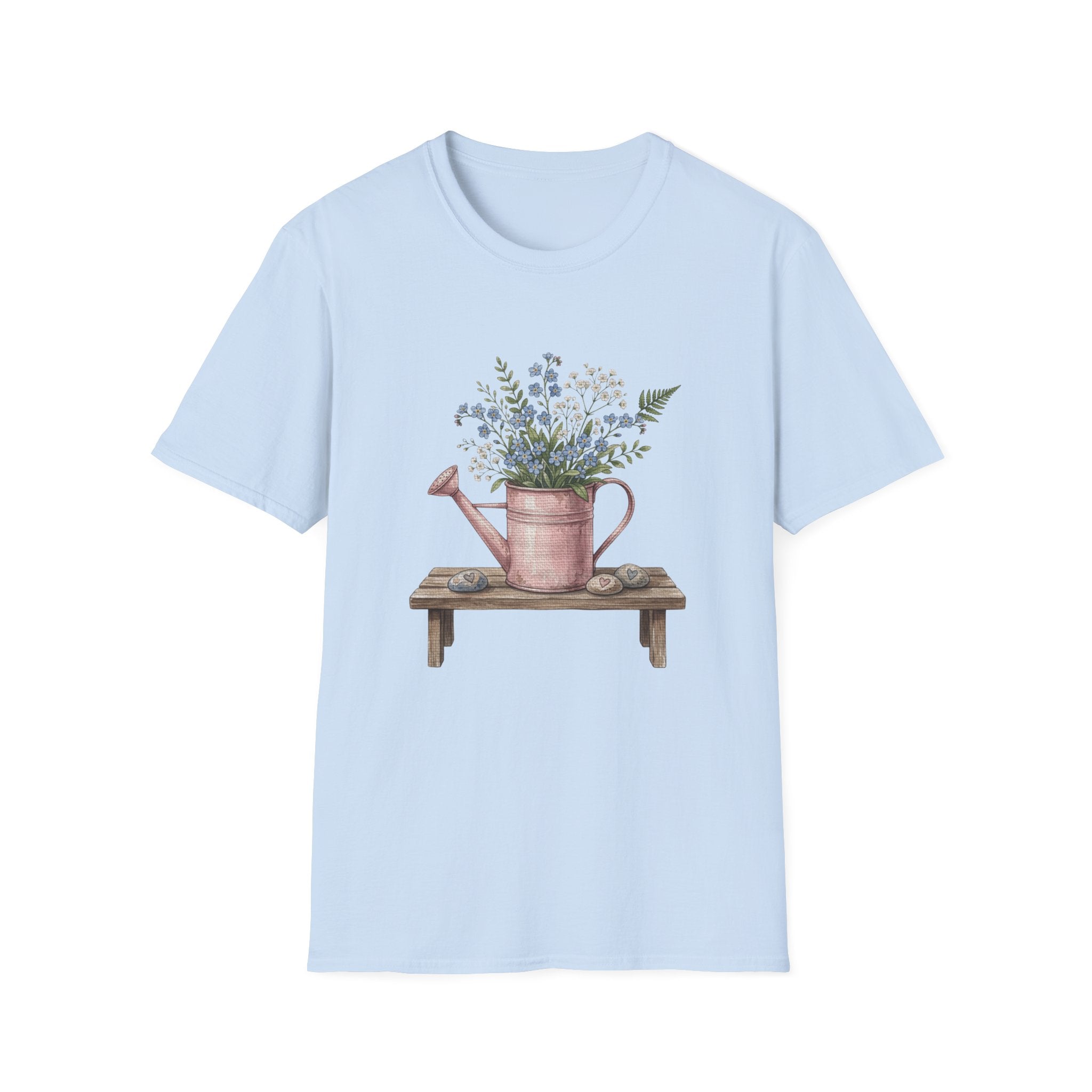 Floral Watering Can T-Shirt